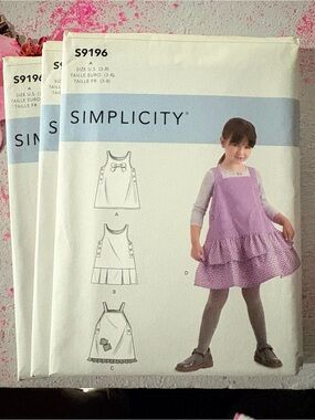 BN UNCUT SIMPLICITY 9196 A SEWING PATTERNS DRESS